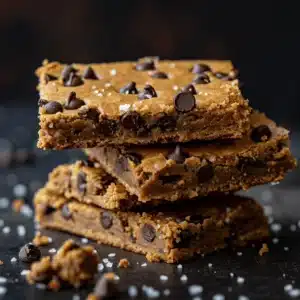 Chocolate Chip Cookie Butter Bars - featured image