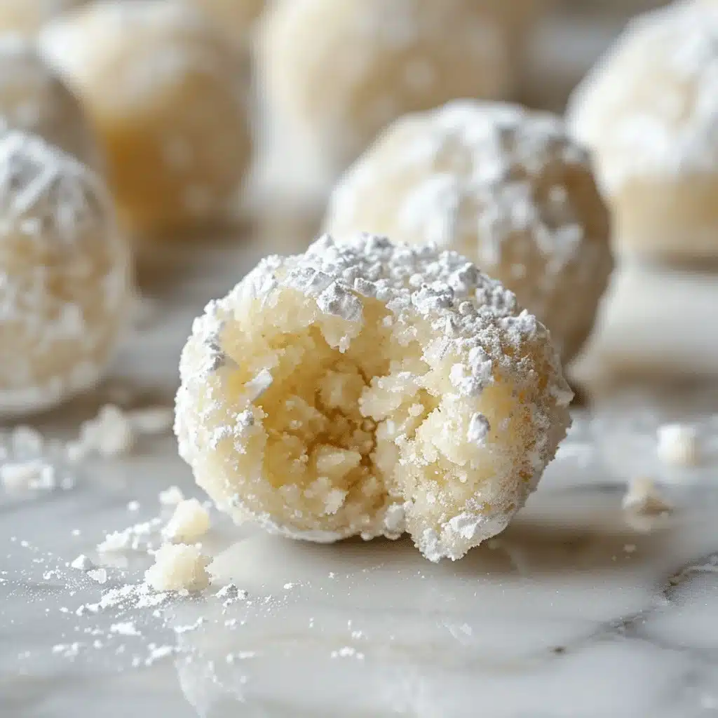 sweetened condensed milk snowballs - featured image