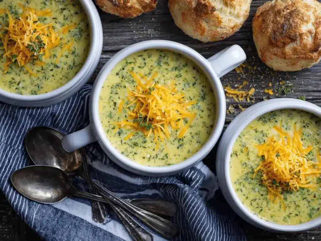 creamy zucchini soup - featured image