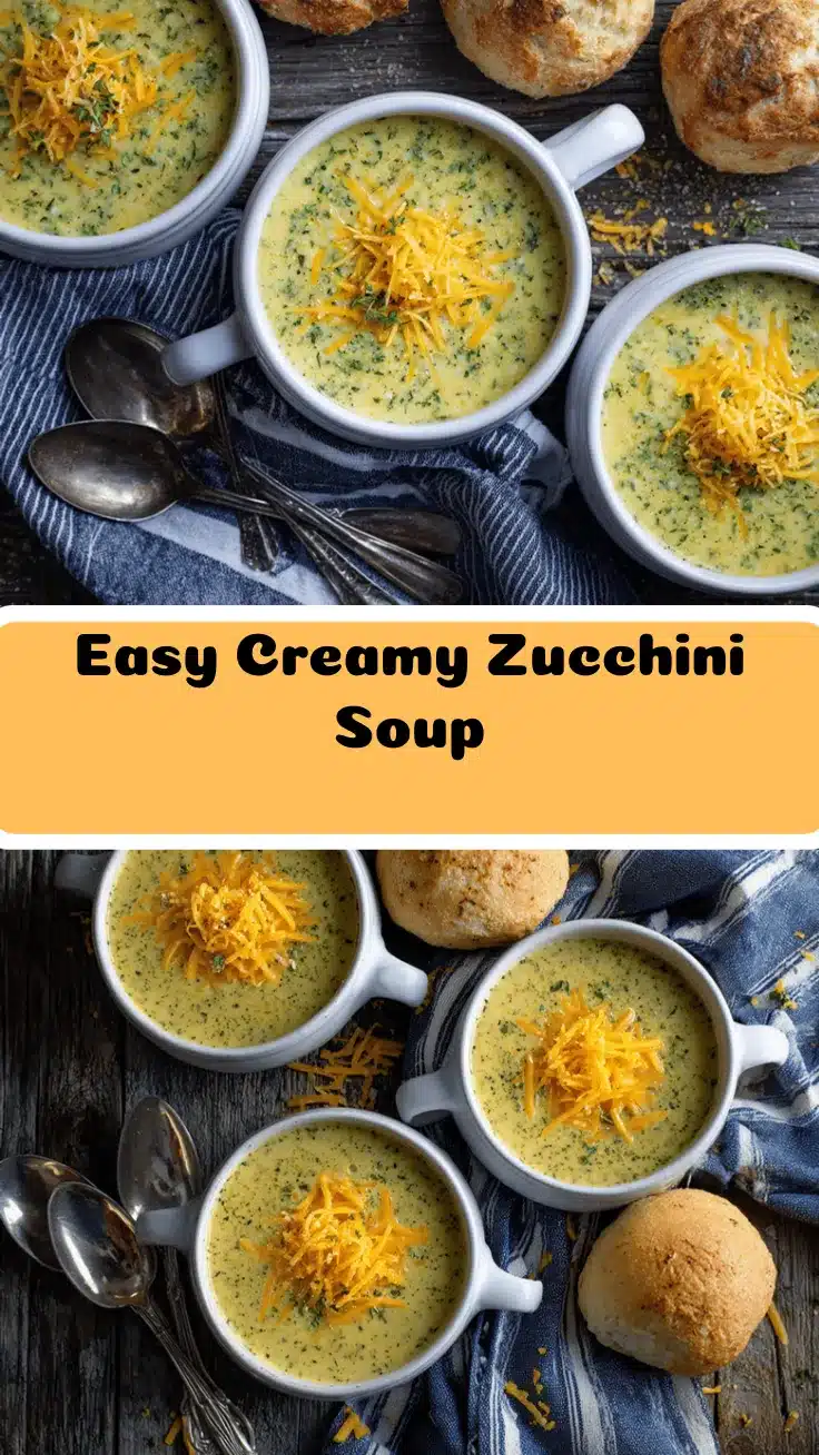 creamy zucchini soup recipe