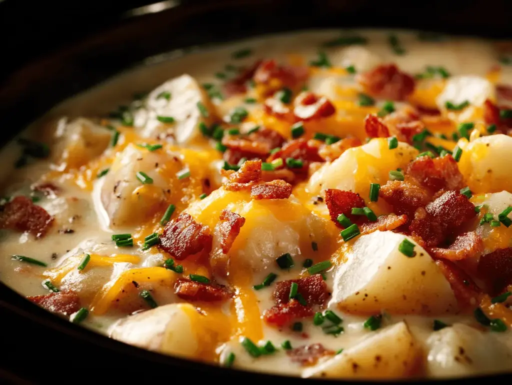 Crock Pot Crack Potato Soup - featured image
