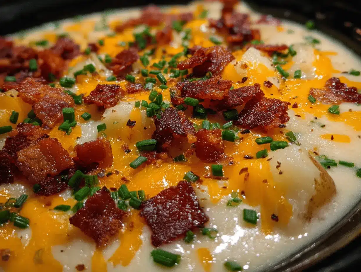 Crock Pot Crack Potato Soup preparation steps