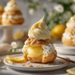 lemon cream puffs - featured image