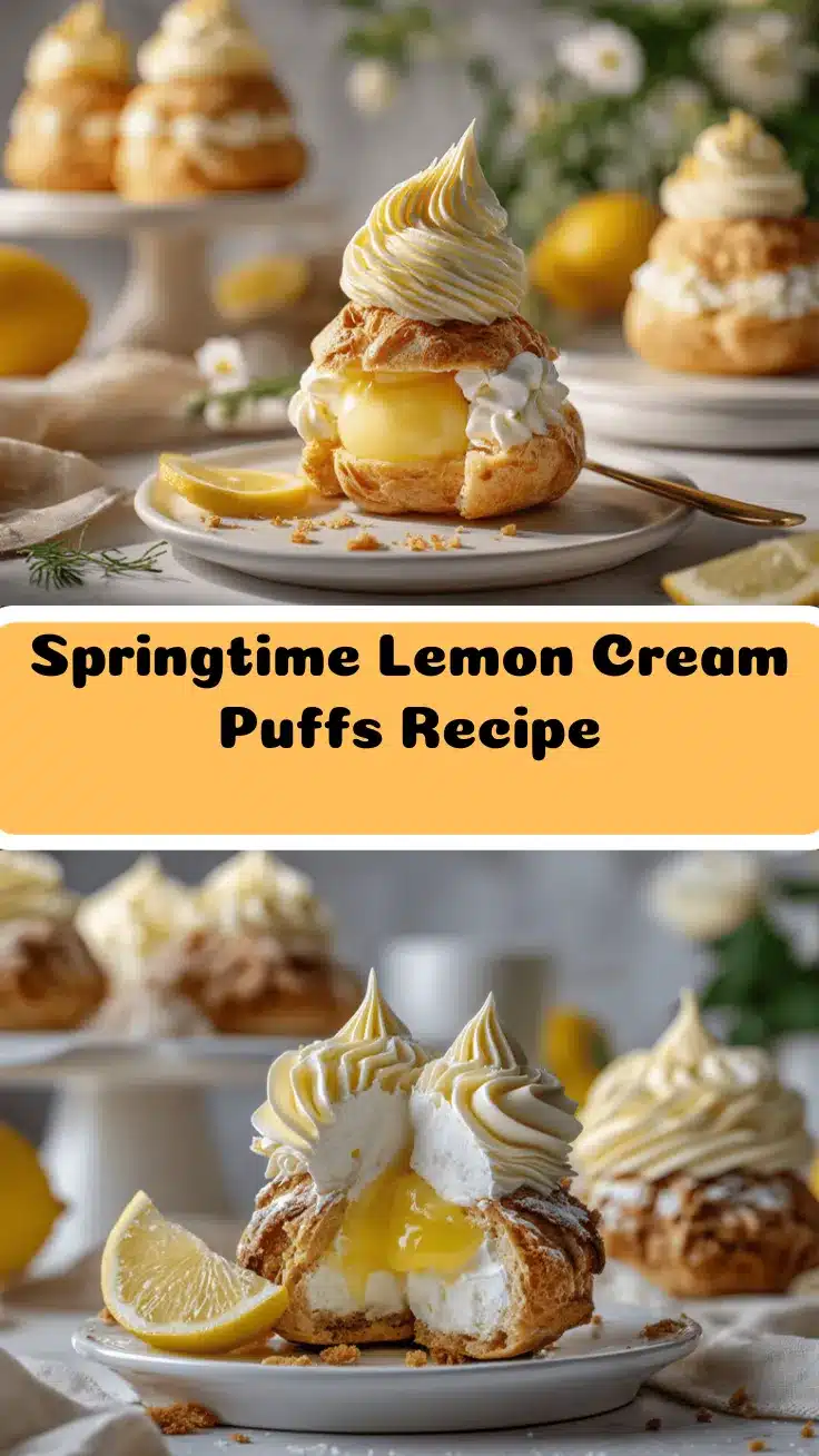 lemon cream puffs recipe