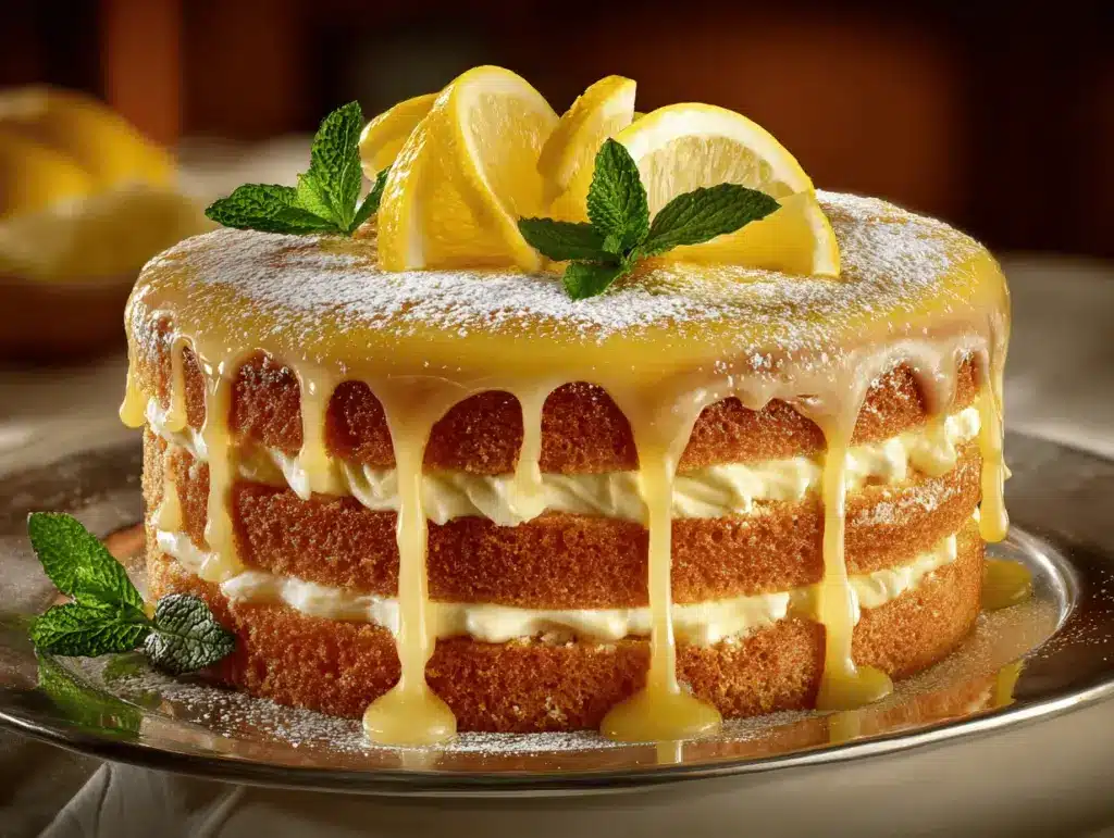 Limoncello Mascarpone Cake - featured image