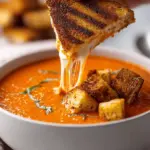roasted tomato basil soup - featured image